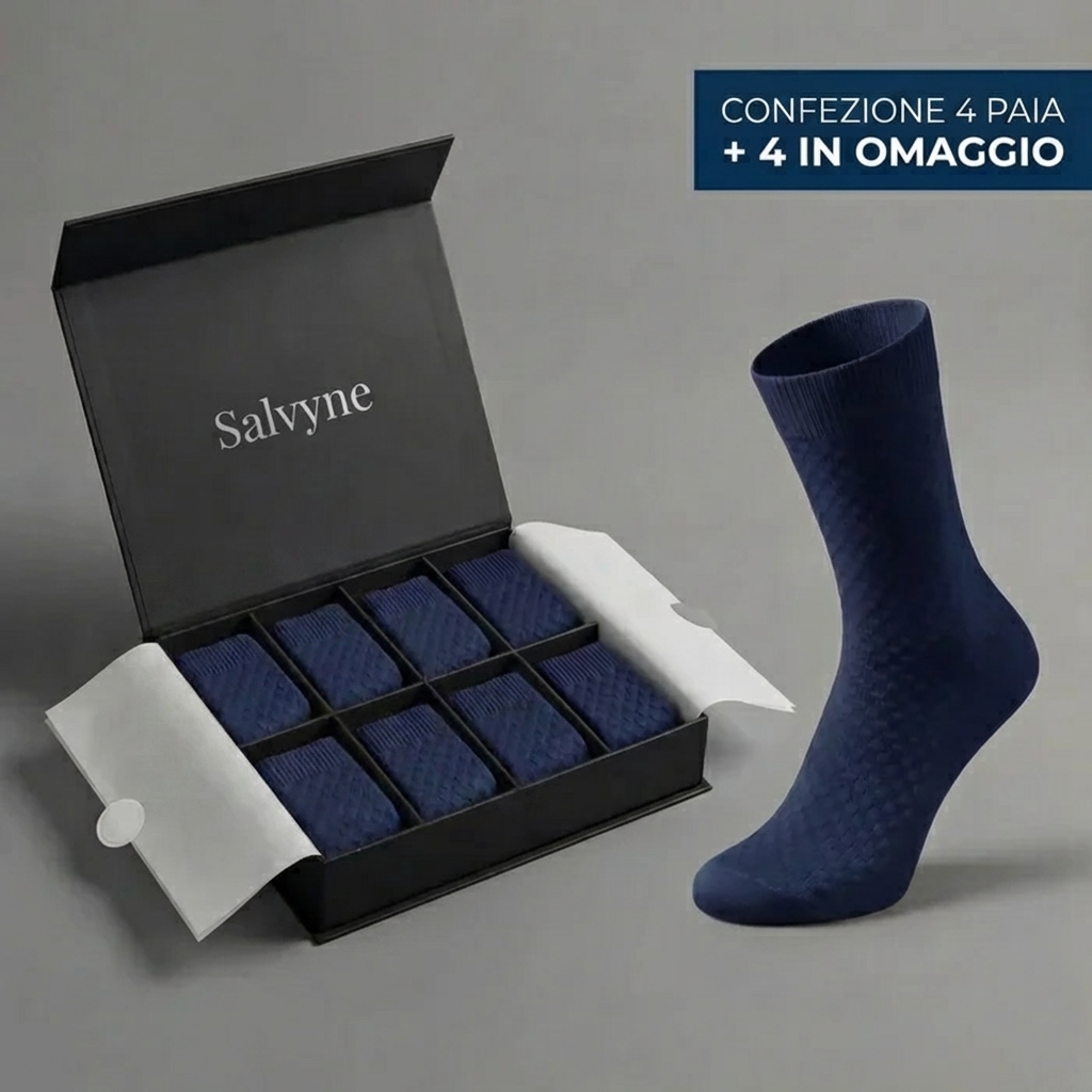 CALZINI SALVYNE IN BAMBÙ — 8 PAIA