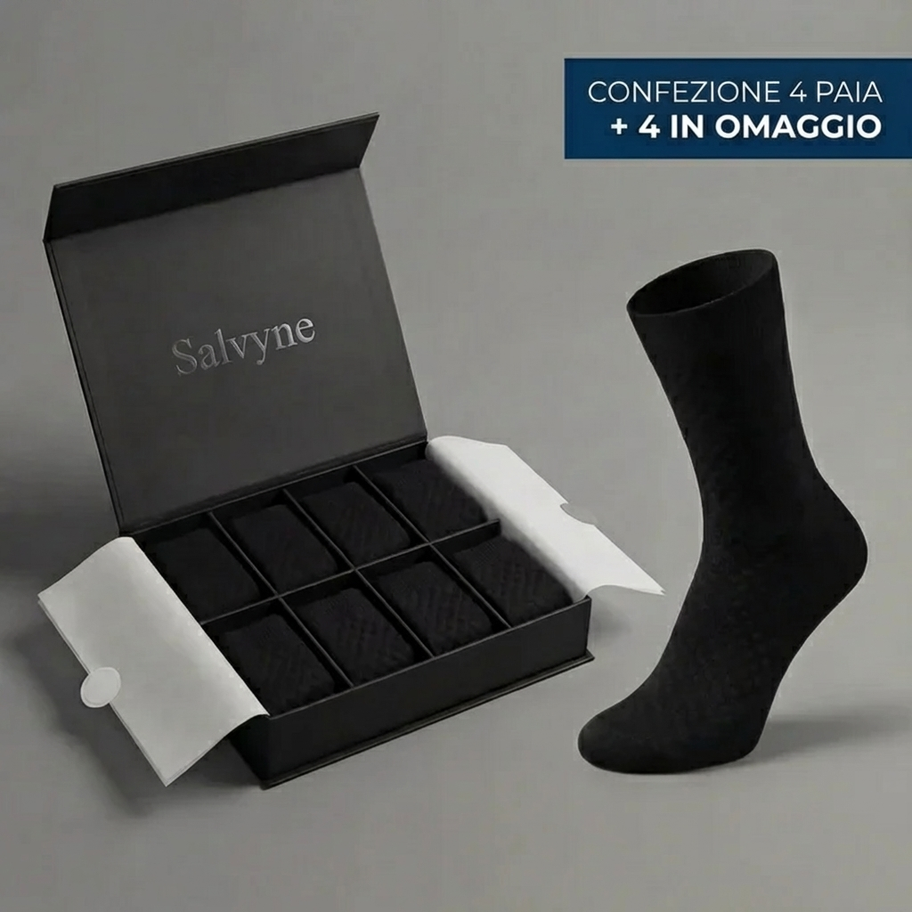 CALZINI SALVYNE IN BAMBÙ — 8 PAIA
