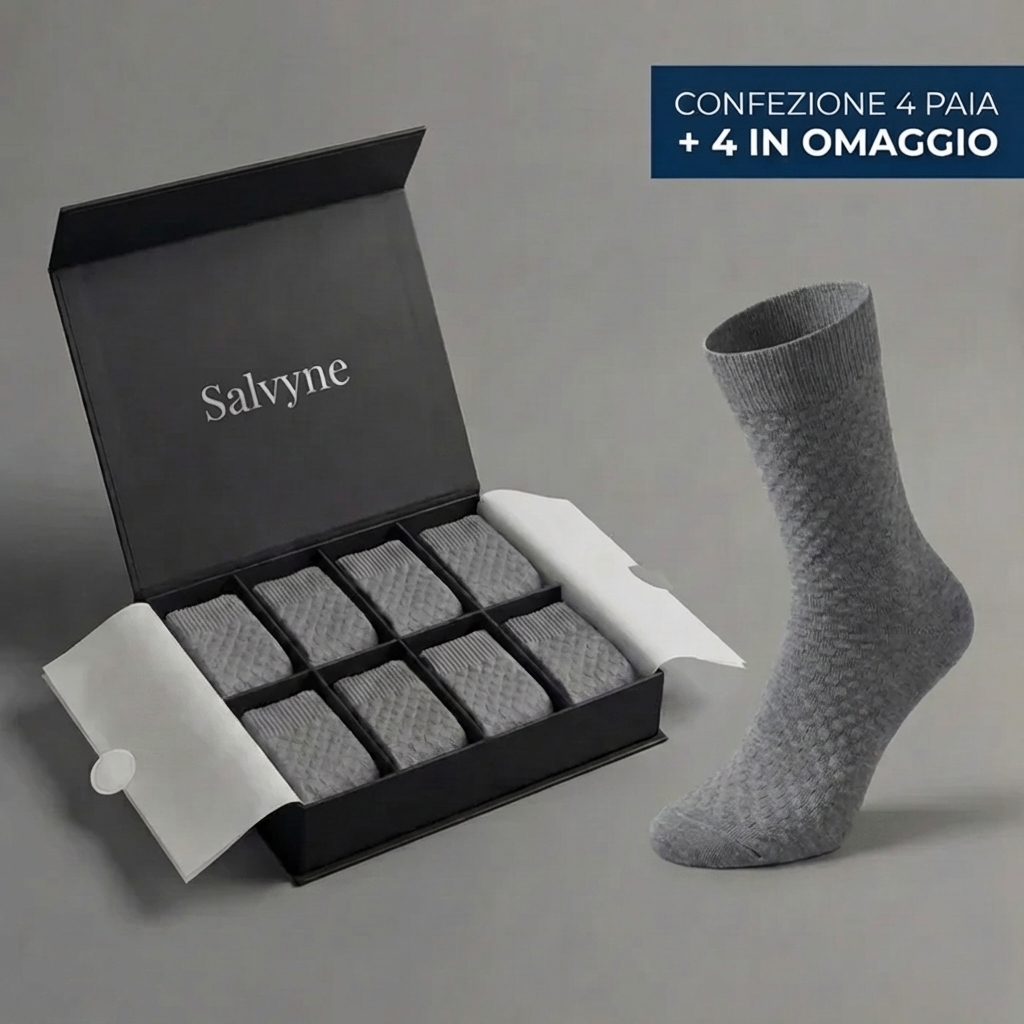 CALZINI SALVYNE IN BAMBÙ — 8 PAIA